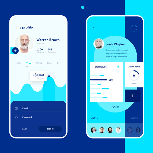Visualize vertical interfaces